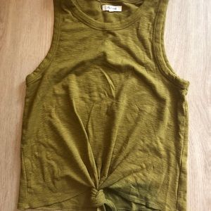 Madewell Knot Front Tank Top